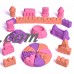 Kids Play Sand Magic Space Sand Castle Building Kit Squeezable Beach Sand ,Castle Molds and Sand Tray, Best Sand Toys for Kids F-100   